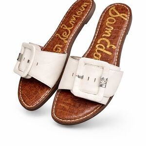 Sam Edelman Women's White Granada Slide Sandals sz 9